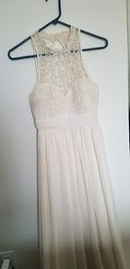 Long off-white dress